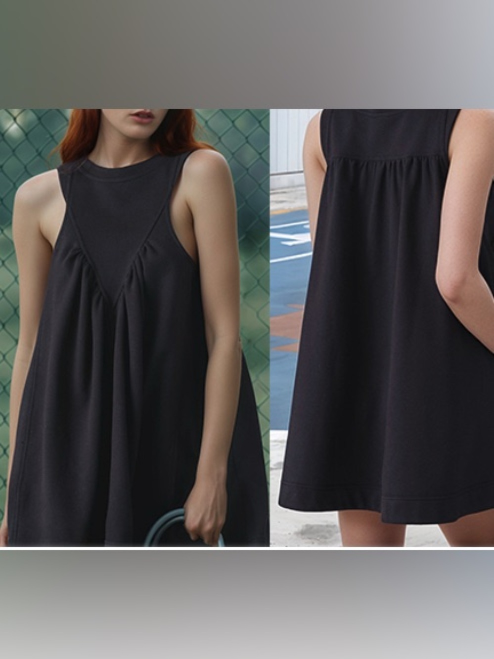 Black Sleeveless dress